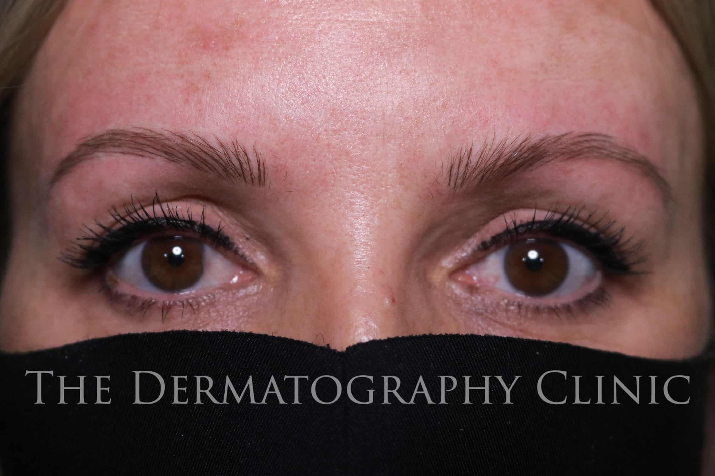 Mask Permanent Eyebrows After